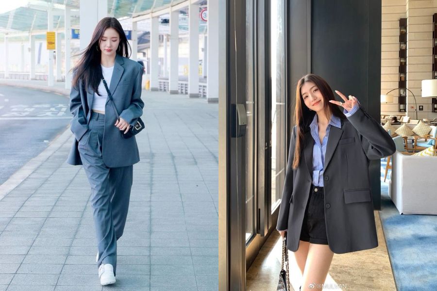 Phong cách thanh lịch với áo blazer